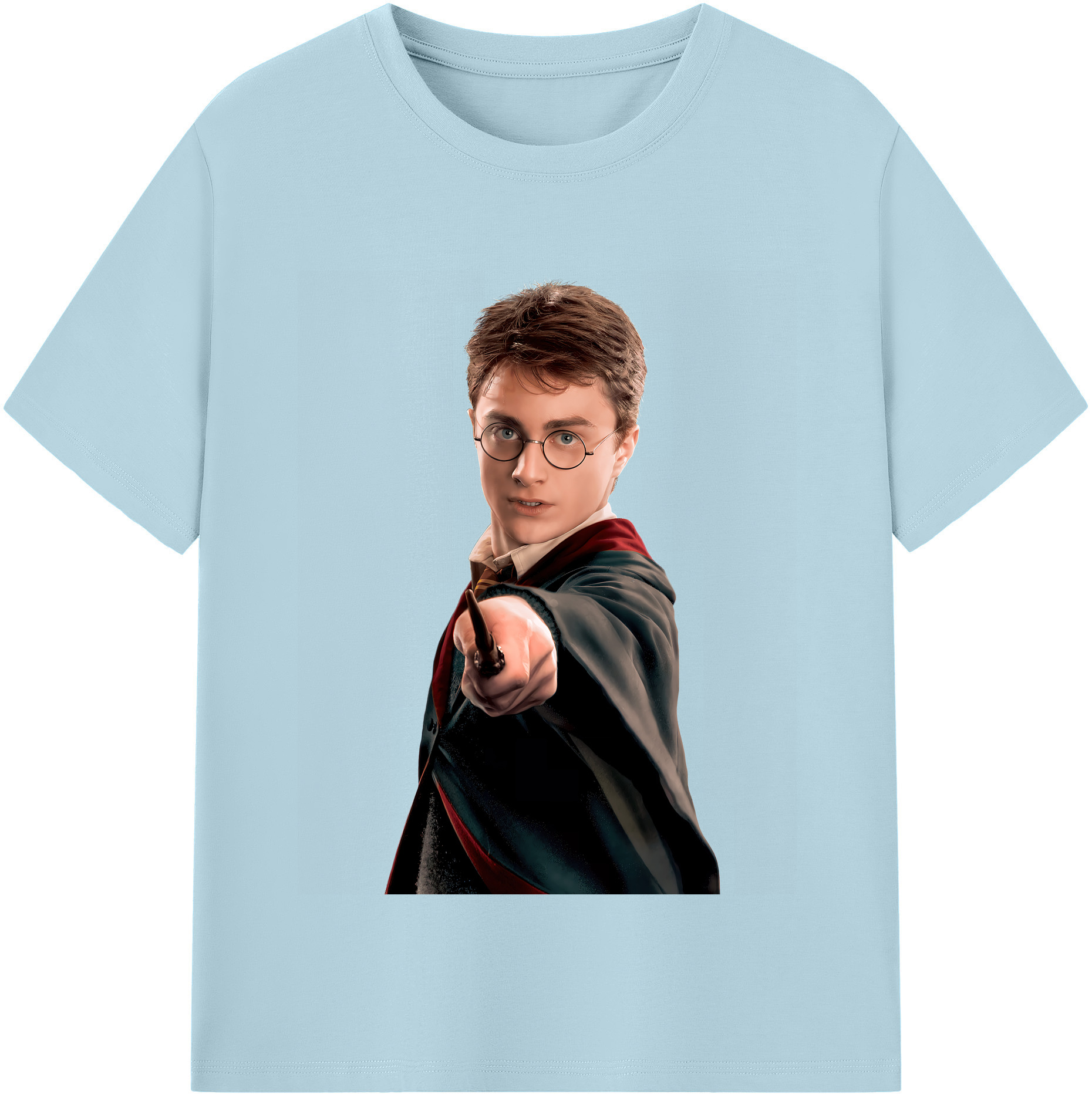 （画像用） Harry Potter ハリー・ポッターシリーズ 綿100％半袖Tシャツ（フロントプリント）